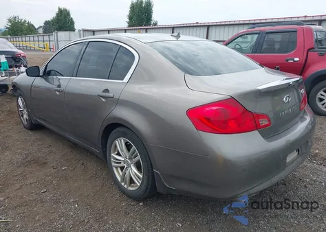2010 Infiniti G37X z USA, uszkodzony, nr VIN JN1CV6AR3AM458224
